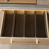 Estante de Almacenamiento para Film de Cocina Hogareño Multifuncional Cajón de Gabinete Extremadamente Estrecho Dentro Estante para Rollos de Bolsas de Film y Suministros de Limpieza