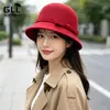 Chapéu de pescador australiano estilo Hepburn, chapéu elegante retrô francês para outono e inverno