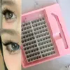Set de Pestañas Postizas Transfronterizo, Volumen Grande, Pestañas Postizas Voluminosas, Rizadas Naturalmente, No Suaves ni Frágiles, Llenas de Apariencia y Tacto Naturales, Adecuado para un Look Natural Sin Maquillaje