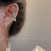 Hermosos pendientes de perlas con diseño de nicho, pendientes de flores con lazo, pendientes de aguja de plata 925 a la moda que combinan con todo.
