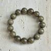 Pulsera Natural Yin Hundimiento Seda Dorada Nanmu 108 Pulsera de Material Verde Ébano Cuentas de Buda Sándalo Cuentas de Rosario Pulsera para Hombres y Mujeres Agarrar