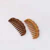 Sándalo Luna Nube Peine Peine Masajeador Peine Alisador Cuero Cabelludo Madera Maciza Sin Pintura Peine de Madera Peine Meridiano Portátil Fabricante Venta al por Mayor