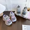 Zapatos de papá estilo coreano para niños, zapatillas deportivas para niñas, zapatos casuales de malla transpirable, versátiles y elegantes, modernos y cómodos