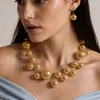 Collares de Perlas de Imitación Transfronterizos, Tendencias de Moda Europeas y Americanas, Venta al por Mayor de Joyería Grande y Pequeña de Perlas de Imitación