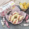 Papel de Cera Nuevo Transfronterizo Papel de Cera Papel para Envolver Comida Hamburguesa Sándwich Papel para Snacks Bolsa Opp A Prueba de Aceite