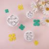 3 Peças Molde de Pressão de Hortênsia de Primavera Decoração de Bolo Fondant Molde de Pressão Molde de Corte de Impressão de Biscoito Ferramentas de Panificação DIY