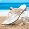 Chanclas tejidas transfronterizas para hombre de talla grande con suelas suaves, sandalias de playa antideslizantes para uso en exteriores, disponibles para envío directo desde el fabricante