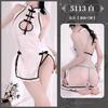 Fantasia sexy clássico cheongsam vento uniforme sedução sexy lingerie quente oco perspectiva malha paixão terno feminino