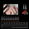 Arte de Uñas Arte de Uñas Ultra-delgado Sin Rastro Uso Extensión de Uñas Sin Limar Transparente Semimate Pegatina Completa Medio Pegatina Parche para Uñas