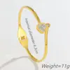 Pulsera de amor transfronterizo con diamantes de imitación, pulsera de moda para mujer, pulsera para pareja, joyería, joyería, joyería, fábrica de joyería, venta al por mayor, no se desvanece