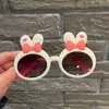 Gafas de Sol para Niños Gafas de Sol de Conejito para Bebé Dibujos Animados Lindas para Niñas Protección Solar Parasol Anti-UV Gafas de Estilo Occidental