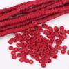 Colar de pulseira de grânulos de gaxeta de wafer de cerâmica macia de cor transfronteiriça de 6 mm frisada contas soltas boêmias contas espaçadoras