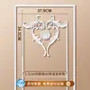 Tira de Borda para Parede de Fundo de TV com Flor de Canto Francês em Linha de PU Imitação de Gesso Tira Decorativa Teto Estilo Europeu Americano