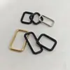 Fabricante de Hebillas Cuadradas de Alambre de Hierro, Hebillas de Marco Cuadrado Metálico para Correas de Bolsos, y Hebillas Cuadradas Galvanizadas Negras para Correas de Bolsos y Ropa
