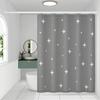 Cortina de Ducha para Baño, Tela Impermeable Sin Taladro, Cortina Barrera de Agua para Separación Seco-Húmedo en el Baño, Cortina para Puerta de Ducha