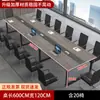Mesa de Conferencias, Mesa Larga, Escritorio y Sillas Modernos Simples para Sala de Reuniones, Estaciones de Trabajo de Negociación Grandes y Pequeñas