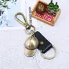 Venda Direta da Fábrica de Arte Chaveiro de Couro para Chapéu Bronze Antigo Fornecimento Transfronteiriço Chaveiro de Carro de Couro Genuíno Vintage