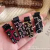 Nuevo Clip Lateral de Colorido Diamante de Imitación Estilo Coreano, Clip para Flequillo, Pinza para el Cabello de Lujo Ligero de Alta Gama y Elegante, Accesorio para el Cabello Simple al por Mayor