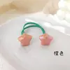 Cuerda para el pelo con forma de corazón estilo Ins casual japonés y coreano, anillos de colores para el pelo de niña, goma elástica para el pelo, anillos para el pelo de alta elasticidad