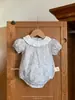 Jennybebe2026 Ropa Nueva de Verano para Bebés Niñas, Mameluco Lindo con Cuello, Mameluco de Manga Corta