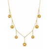 Venta Caliente Simple Colgante de Sol Collar de Acero Inoxidable Moda para Mujer Chapado en Oro de 18K Personalidad Nicho Estilo Ins Joyería de Moda