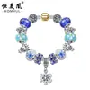 Pulsera colgante de árbol de la vida con incrustaciones de diamantes europea y americana, joyería de lujo en stock al por mayor, artículo más vendido en AliExpress y comercio electrónico transfronterizo