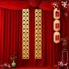 Habitación de Boda de Tira Larga Decoración de Alto Grado Bata Matutina Personaje Hotel Dormitorio Estilo Largo Dorado Simple Hermoso Atrezzo Fotográfico Boda