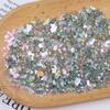 Areia movediça irregular fantasma cascalho de vidro irregular lantejoulas diy manicure decorativo linho enchimento acessórios