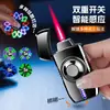 Spinner de punta de dedo, encendedor inflable a prueba de viento, nuevo encendedor láser multifuncional creativo, regalo para novio, encendedor giratorio