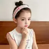 Diadema Infantil con Lazo y Flores de Ala Ancha para Niñas, Organizador de Flequillo y Cabello Suelto, Diadema Mágica de Cinta para el Cabello