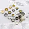 PM nuevo cobre 501#/503# botón hembra de cuatro botones pasante + botones de tres piezas inferiores para accesorios de ropa