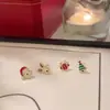 Série de brincos de Natal ~ Outono e inverno Nova estrela Brincos de árvore de Natal Brincos de alta qualidade Sense Explosions Brincos da moda Tendência