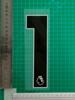 Tong-24 Premier League negro-B jersey de carga No. Pegatinas de transferencia térmica para brazaletes con letras, números y uniformes de pelota y camisetas.
