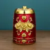 Porta-Palitos Estilo Europeu Doméstico Personalidade Criativa Porta-Palitos Portátil Leve Luxo Pressionar Dispensador Automático de Palitos Restaurante