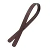 Nova alça de bolsa de couro PU feita à mão DIY, com alça de PU, porosa, costurada à mão, 60cm