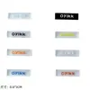 Etiquetas de letras en PVC repujado listas para usar para zapatos y sombreros, accesorios serigrafiados, parches, stickers de silicona, accesorios para ropa, materiales para prendas