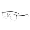Codyxun 8860 Armazón Clásico para Lentes de Negocios para Hombre Venta al por Mayor Gafas de Media Montura Aleación Clip Sin Rostro Armazón Retro Danyang