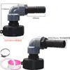 Accesorios conectores para barril de tonelada IBC, conector de plástico para barril de tonelada de rosca gruesa de 60 mm, accesorio en T para barril de tonelada, accesorio de codo, conector de manguera, conexión en serie, 25
