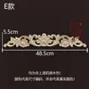 Tallado en Madera de Dongyang Apliques Estilo Europeo Accesorios para Muebles, Adornos para Puertas de Madera, Apliques Finamente Tallados para Puertas de Gabinete, Apliques para Cabeceras de Cama, Apliques Decorativos de Madera Maciza en Plata