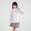 Jaqueta de caminhada leve, respirável e impermeável estilo americano, corta-vento para atividades ao ar livre, nova para primavera e outono, masculina e feminina