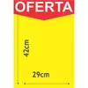 Cartaz para marcação Oferta Amarela A3 250G 29X42Cm