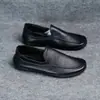 Zapatos de Hombre, Zapatos de Cuero de Piloto, Zapatos Casuales de Moda de Gama Alta para Hombre, Zapatos tipo Beanie de Suela Blanda