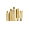 Columna de cobre hexagonal de una cabeza M3M4 espárrago de cobre Yin y Yang de una cabeza columna de aislamiento para PCB columna de soporte hexagonal espaciador