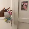Auténtico Peluche de Dibujos Animados Sanrio Hello Kitty Bolsa Decoración Colgante Llavero Colgante