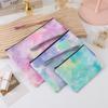 Transfronterizo en stock Gradiente Color Mágico Láser Bolsa de Cosméticos Portátil Viaje Tatuaje Uñas Arte Almacenamiento Bolsa de Lavar
