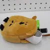 Bolsa de monedas de muñeca de koala linda, colgante de peluche de pollo lindo, bolsa para auriculares, cinturón de transporte, almacenamiento, mini billetera