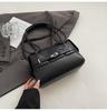 Bolsa de Moto Retrô de Rua Moderna 2025 Novo Estilo Coreano Estilo Nicho Bolsa de Axila de Ombro Único Bolsa Travesseiro de Grande Capacidade