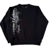 Moda Trendy de Otoño e Invierno Transfronteriza Europea y Americana Diseño Street-Style Retro Impreso Sudadera Oscura Holgada Ins