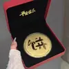 Pastel de Oro Puro 999 50Mg Princesa Por Favor Hazte Rica Mamá Te Amo Pastel de Oro Regalo del Día de la Mujer Artesanías de Oro