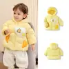 Jaqueta de Penas Balabala Baby Casaco para Meninos Roupas de Outono e Inverno para Meninas Roupas de Bebê Pinguim Pequeno Formato de Animal